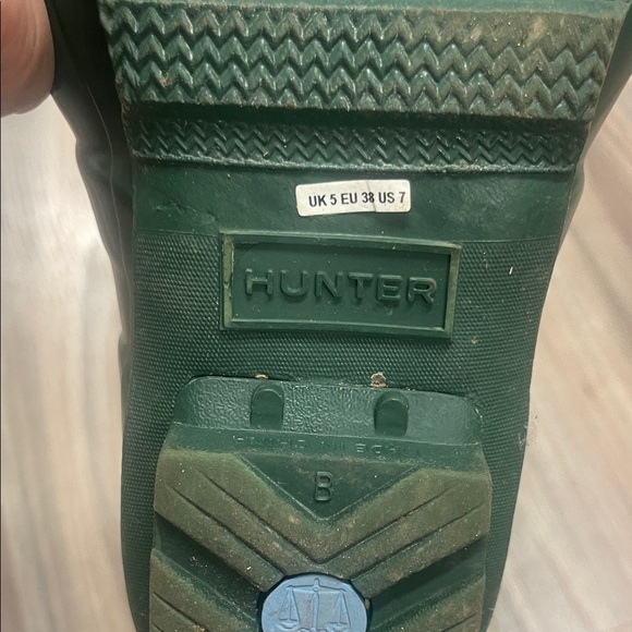 Hunter Dark Green Glossy Rain boots - Picture 9 of 9